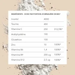 composition Complément alimentaire poudre Luminaissance - Inositol