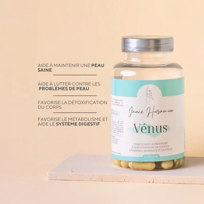 bénéfices Complément alimentaire Vénus - Acné Hormonale