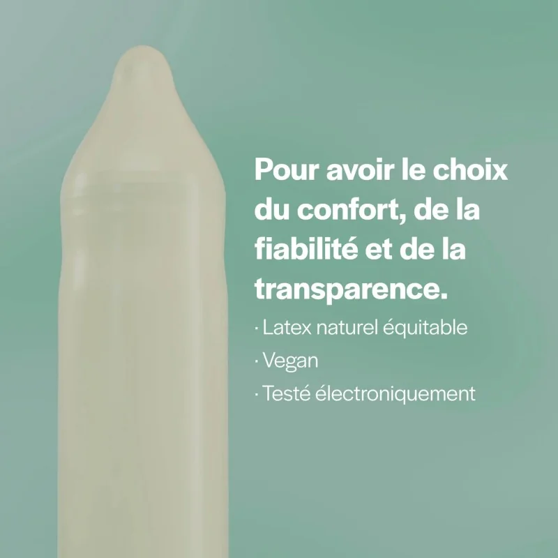 caractéristiques Préservatifs en latex naturel fin de my lubie