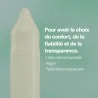 caractéristiques Préservatifs en latex naturel fin de my lubie