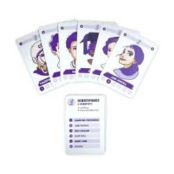 Jeu 7 familles inspirantes - sur les femmes connues ou oubliées exemples de femmes