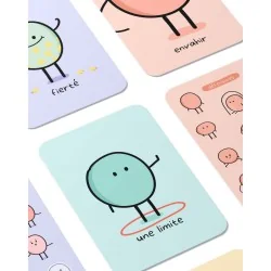 cartes illustrées du jeu mes premiers pas pour identifier ses besoins, émotions, mécanismes