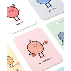 cartes illustrées sur les différents types de relations