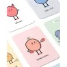 cartes illustrées sur les différents types de relations