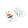 carte avec la peluche de la diversité illustrée