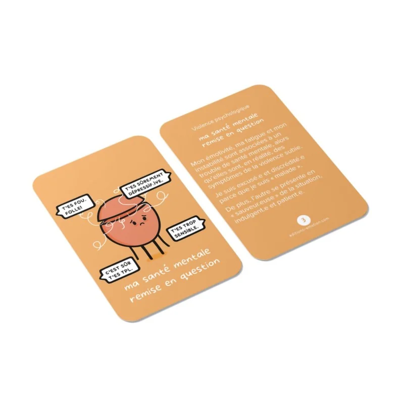 exemple de carte du Jeu sur les violences entre partenaires intimes