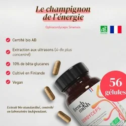 Complément alimentaire à base d'extraits de Cordyceps bio