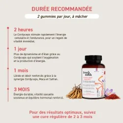 Gummies Libido à base d'extraits de Cordyceps