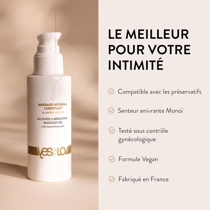 Massage intégral lubrifiant au parfum enivrant