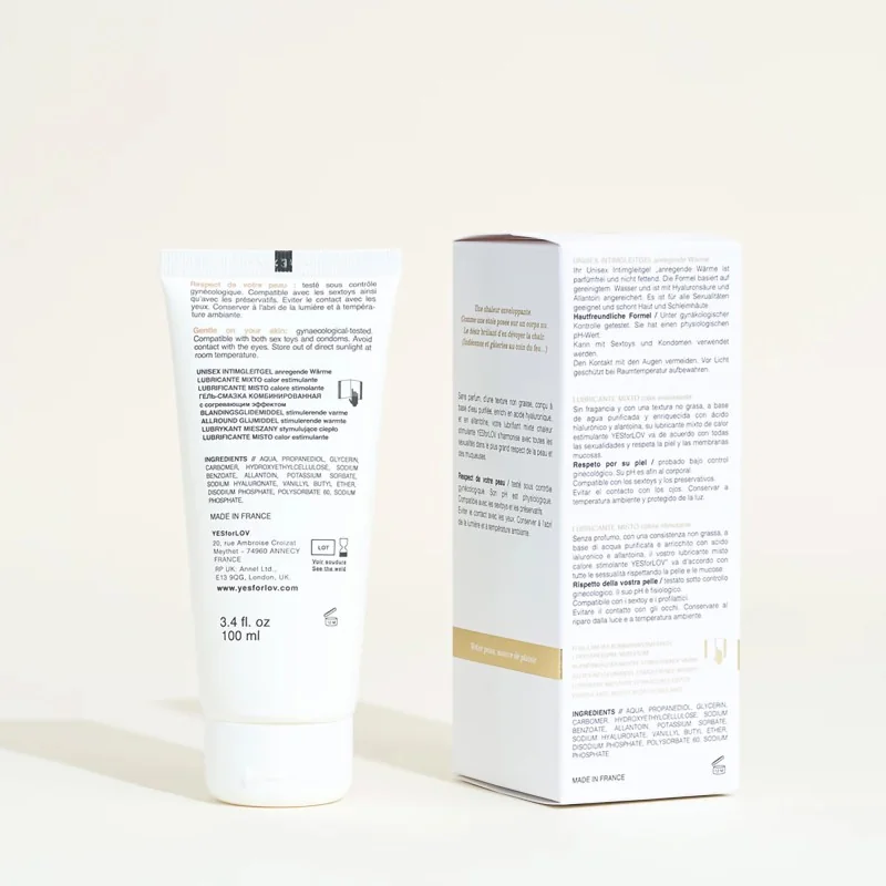 Lubrifiant intime naturel chaleur stimulante