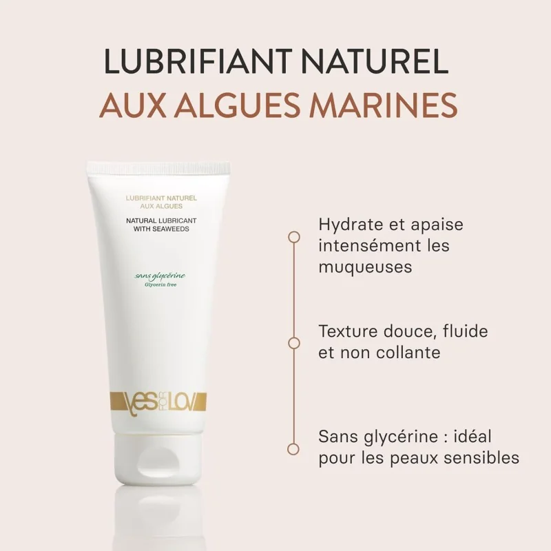 Lubrifiant naturel aux algues