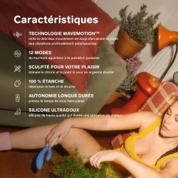 Ina Wave 2 - Vibromasseur Point G + Clitoris