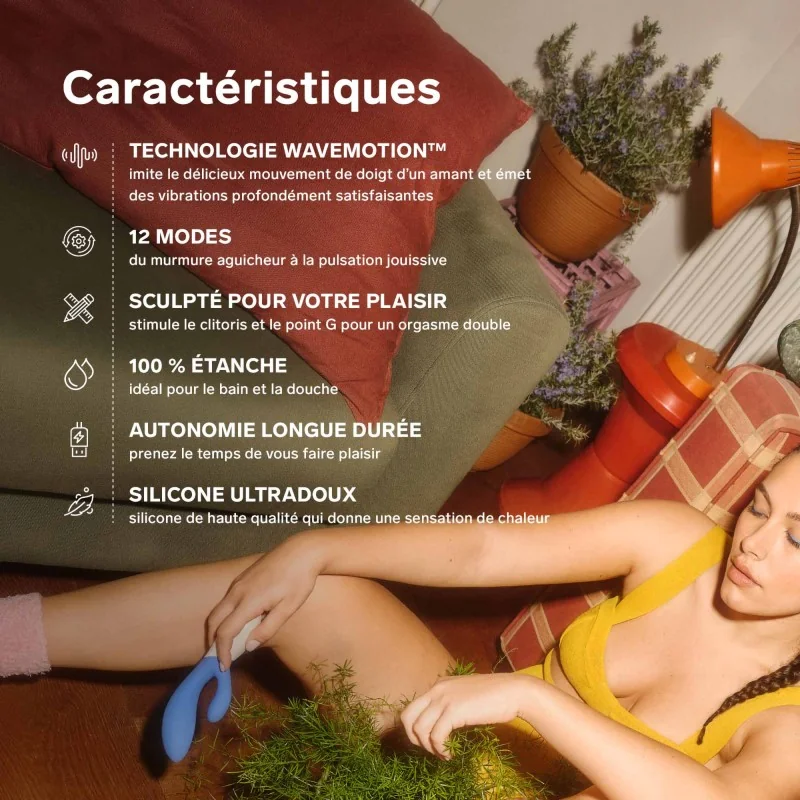 Ina Wave 2 - Vibromasseur Point G + Clitoris