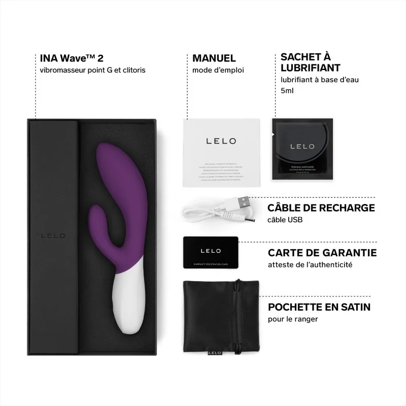 Ina Wave 2 - Vibromasseur Point G + Clitoris