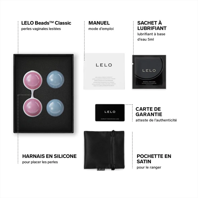 Lelo Beads - Perles vaginales lestées