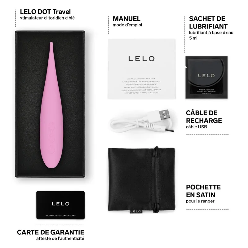Lelo Dot Travel - Stimulateur clitoridien ciblé
