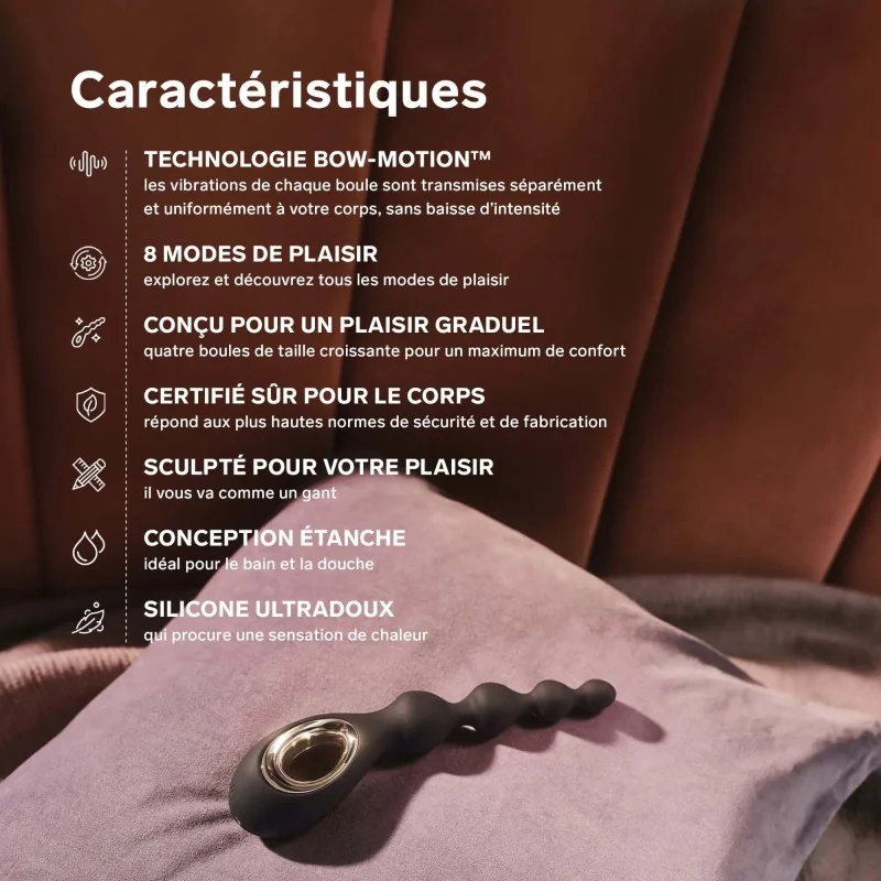 Soraya Beads - Vibromasseur anal avec boules