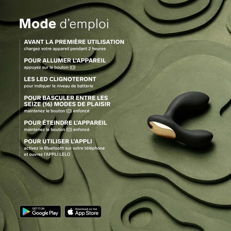 Hugo 2 - Vibromasseur prostatique contrôlé avec application
