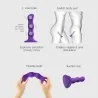 Dildo Plug Geisha Balls -Triple plaisir et ondes sensorielles