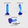 Glow Dildo LED Semi-Réaliste