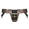 Harnais strap-on Curious en similicuir - Taille ajustable