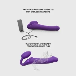 Strap-on vibrant à 3 Moteurs avec télécommande