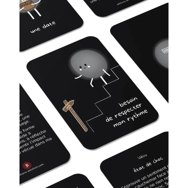 cartes illustrées pour accompagne le deuil