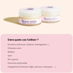 Baume intime apaisant & hydratant au beure de karité