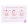 Schéma d'un sphincter artificiel chez la femme sur fond blanc