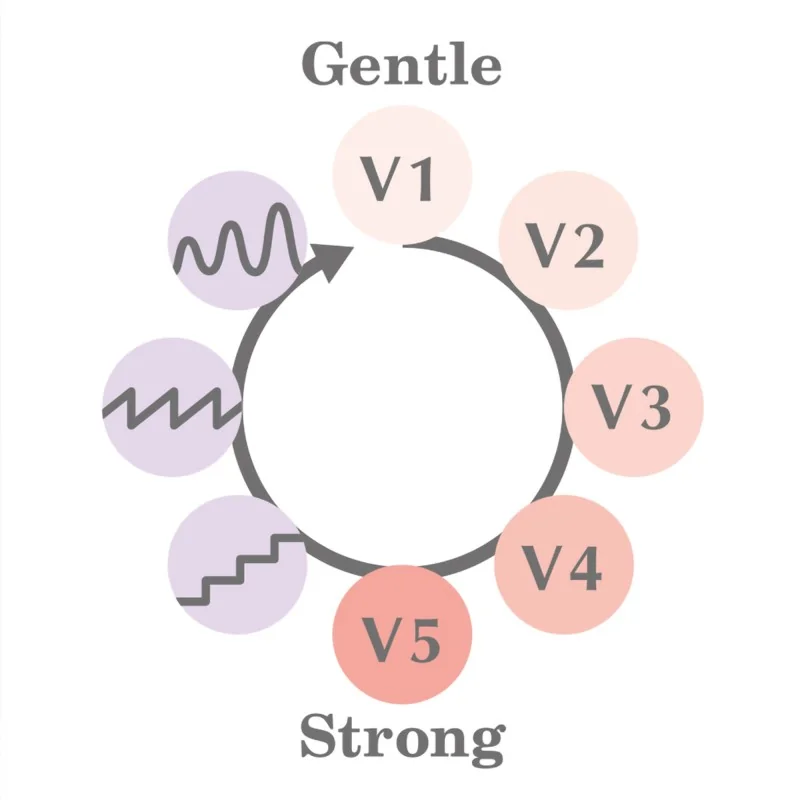 Iroha SVR+ - Anneau pour couple avec vibrations puissantes et silencieuses