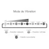 Iroha Kushi - Stimulateur clitoridien avec relief strié et vibrations inten