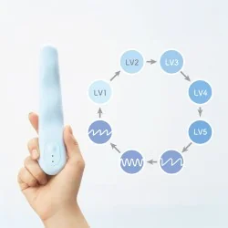Iroha Tsuki - Vibromasseur point G avec embout souple et flexible