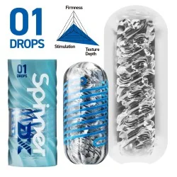 Tenga Spinner DX - Masturbateur sensation Rotation & Succion intensifiée