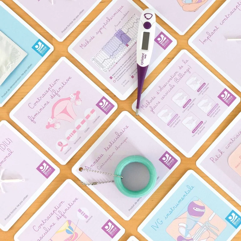 exemples cartes explicatives kit contraception