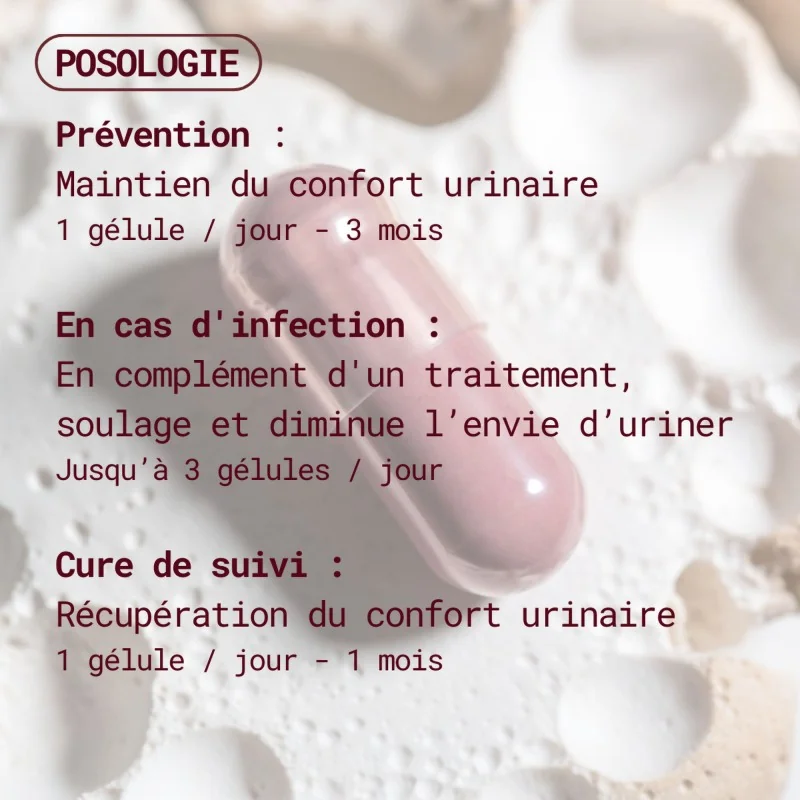 posologie complexe confort urinaire gapianne