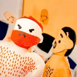 visage Poupée sexuée et émotive