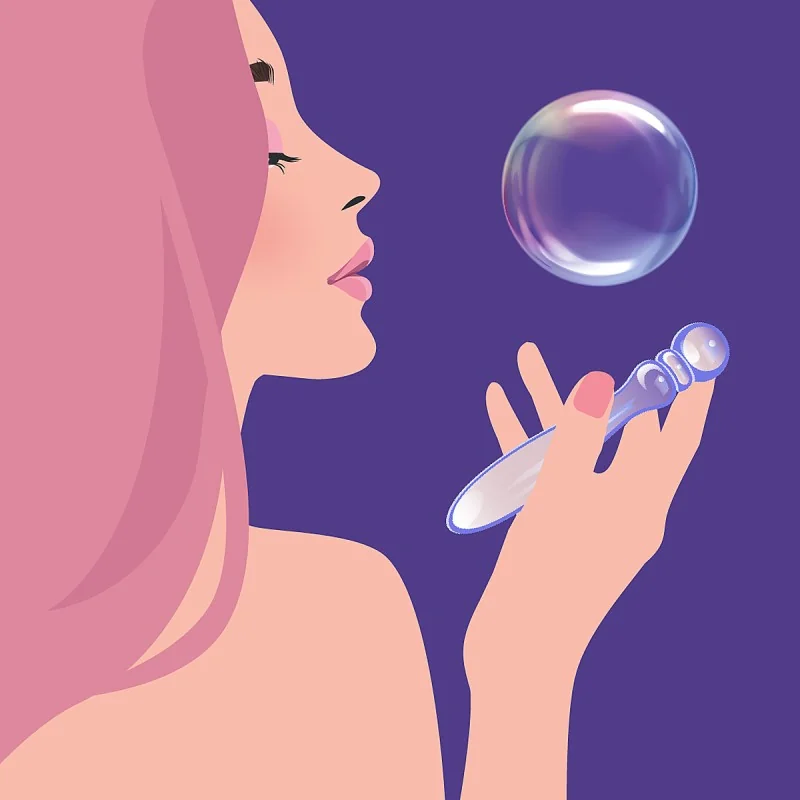 Cecii - Dildo en verre élégant
