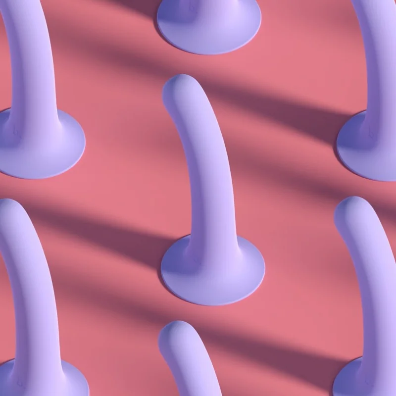 Surii - Dildo en silicone souple avec base ventouse