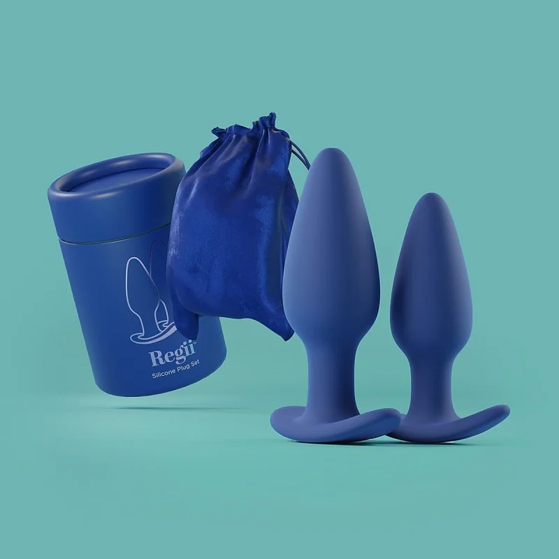 Regii - Set de 2 plugs anaux en silicone