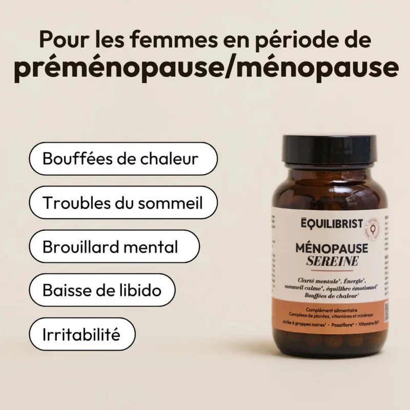 Complément alimentaire Ménopause sereine Equilibrist