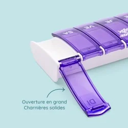 Pilulier 7 cases Box7 Violet