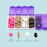 Pilulier 7 cases Box7 Violet