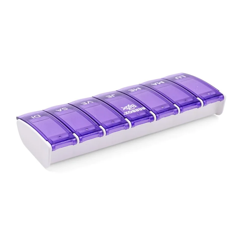Pilulier 7 cases Box7 Violet