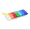 Pilulier semainier Anabox Box7 avec séparateur Multicolore