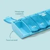 Pilulier 7 cases Box7 Bleu - Turquoise