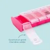 Pilulier 7 cases Box7 Rose pastel