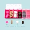 Pilulier 7 cases Box7 Rose pastel
