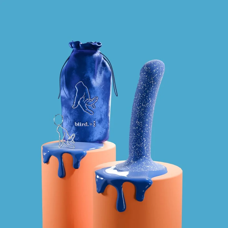 Bae - Gode en silicone fin avec base à ventouse