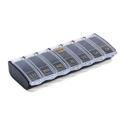 Pilulier 7 cases Box7 Noir