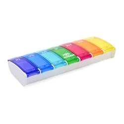 Pilulier hebdomadaire Anabox Box7 Multicolore